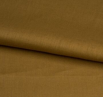 Lněné plátno, lehké, hořčicové