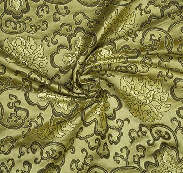Brokát leknín, hnědo-zlatý