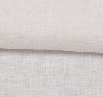 Košilový len měkčený – bílá ivory