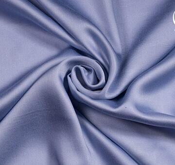 Lyocell satén, světle modrý