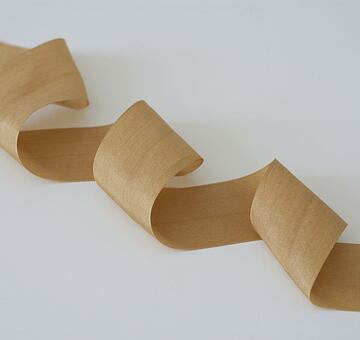 Hedvábná stuha 3,2 cm, karamelová