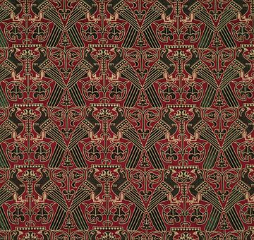 Brokát svatého Gotharda, rudý