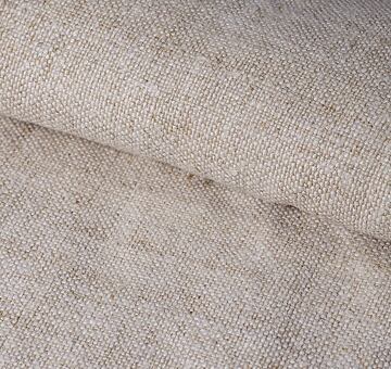 Pamok - ručně tkaný československý len s bavlnou, přírodní