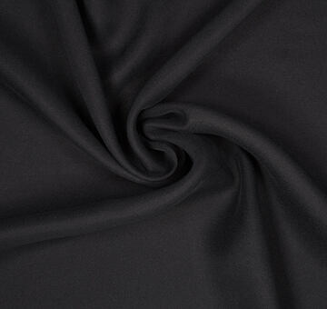 Cupro krepžoržet, černý