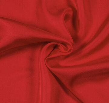 Jedwabny materiał, czerwony