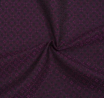 Brokát šlechtický, fuchsiovo-černý