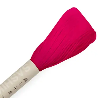 Vyšívací příze na sashiko Olympus 20m, rumělka 30