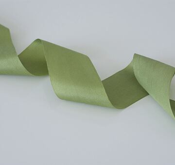Wstążka jedwabna 3,2 cm, jasnozielona