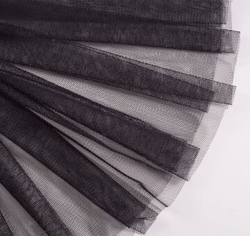 Tyl vintage, černý