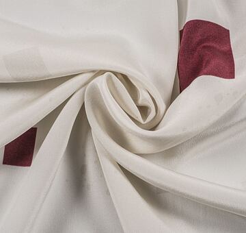 Klimt krémový, 100% hedvábí, krepdešín, 1.9m