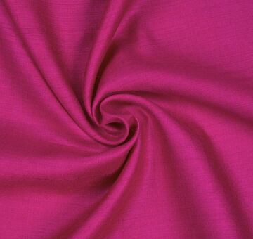 Ręcznie tkana muga z dzikiego jedwabiu, fuksja, 1,1 m