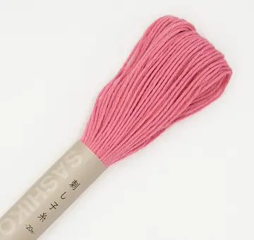 Vyšívací příze na sashiko Olympus 20m, světle růžová 13