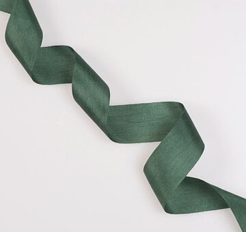 Wstążka jedwabna 2 cm, szmaragdowa