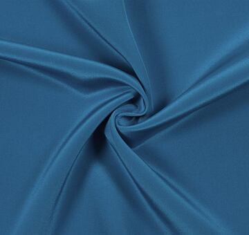 Hedvábný krepdešín, tyrkysový