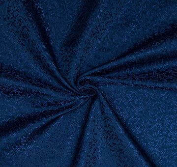 Brokát ornamenty, tmavě modrý