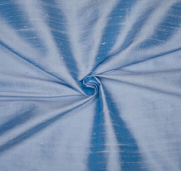 Hedvábný dupion, blankytně modrý