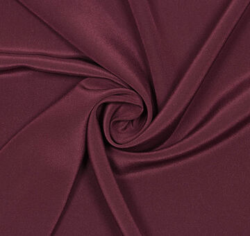 Jedwabna krepa szyfonowa, bordowy