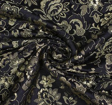 Brokát tradice, zlato-černý
