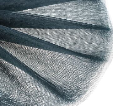 Tyl závojový 300 cm, tmavě zelený