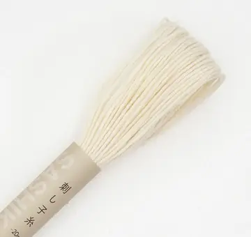 Vyšívací příze na sashiko Olympus 100m, krémová 102