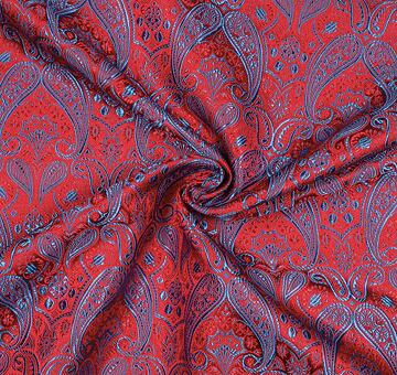 Brokát knížecí, modro-červený, 0.6m