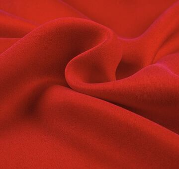 Cupro krepžoržet, červený