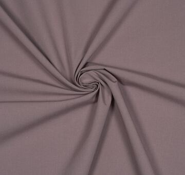 Bavlněný popelín tmavě pudrový, organická bavlna, 0.7m