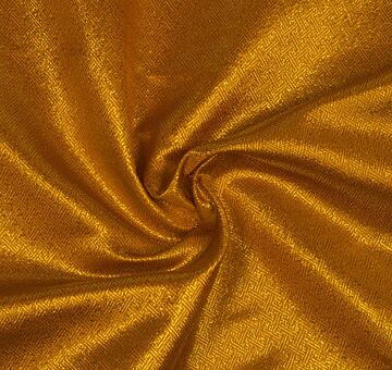 Brokát s nekonečnými uzly, zlato-oranžový