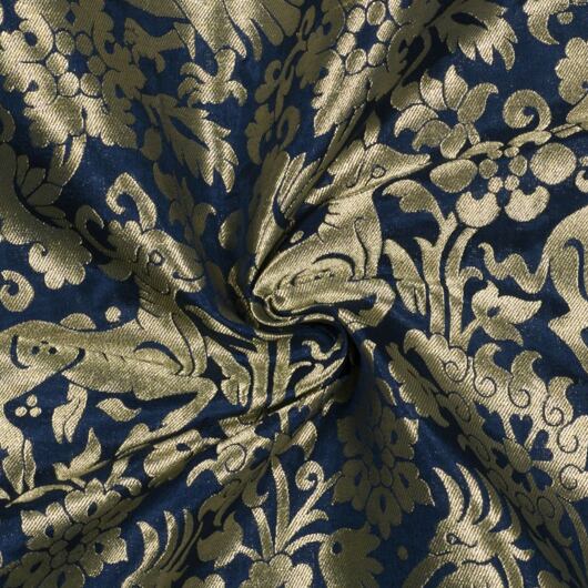 Historyczny brokat do średniowiecznych strojów wykonany z naturalnego jedwabiu © Sartor Bohemia