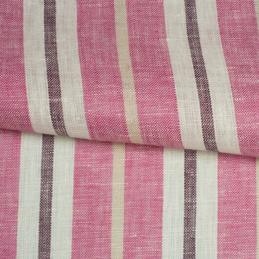 Lněné plátno, lehké, růžové