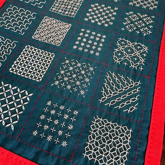 Warsztaty Sashiko Hitomezashi