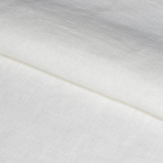 Bílé lněné plátno, 100% len 104 01-0661