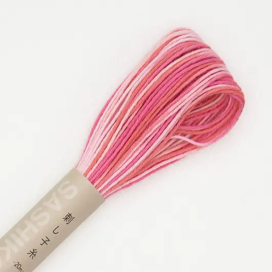 Vyšívací příze na sashiko Olympus 20m, vícebarevná 53