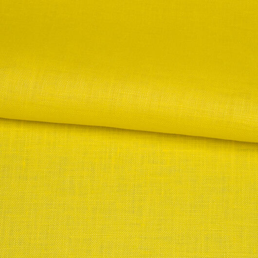 Lněné plátno, žluté