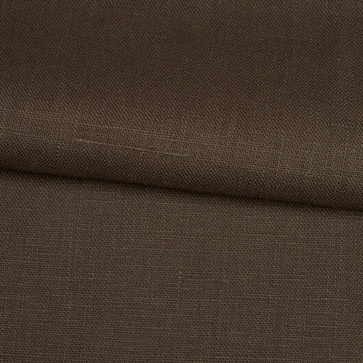 Lněné plátno, silné, hnědé