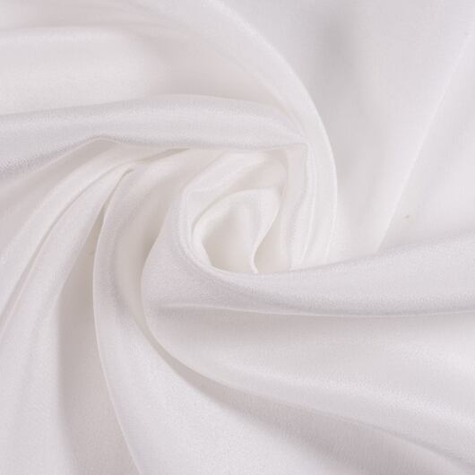 Hedvábný krepdešín, ivory