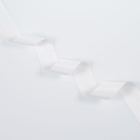 Wstążka jedwabna 2 cm, biała kość słoniowa