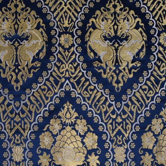 Historický brokát na středověký kostým s přírodním hedvábím © Sartor Bohemia