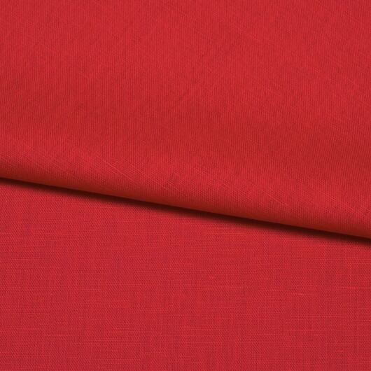 Len s bavlnou, lehký, červený