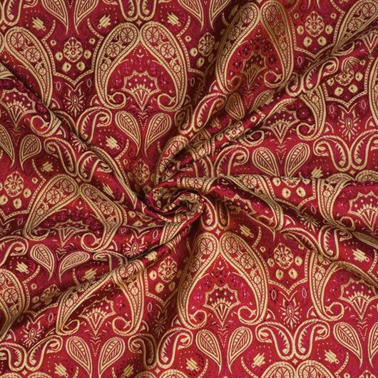Brokát knížecí, zlato-rudý