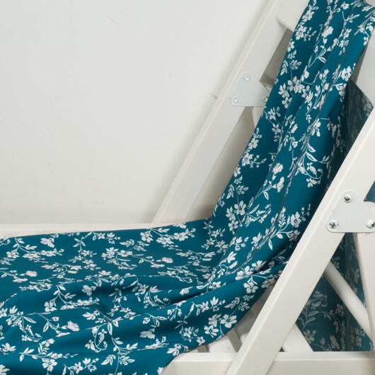 Modrá viskóza metráž