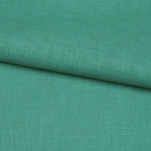 Len s bavlnou, kachní modř