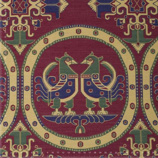 Samitum - žakárová látka s hedvábím na středověké šaty © Sartor Bohemia