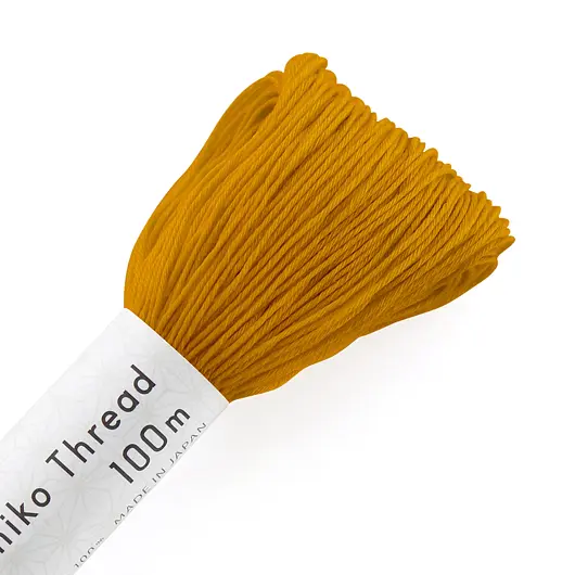 Vyšívací příze na sashiko Olympus 100m, okrová 137