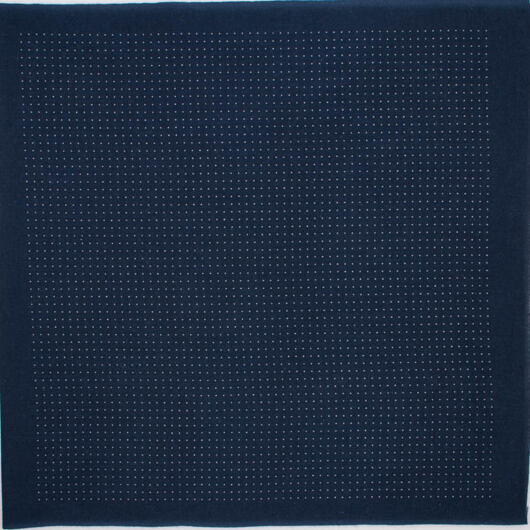 Hana-Fukin sashiko utěrka 33 × 33 cm s předtištěnou mřížkou pro hitomezashi, indigo
