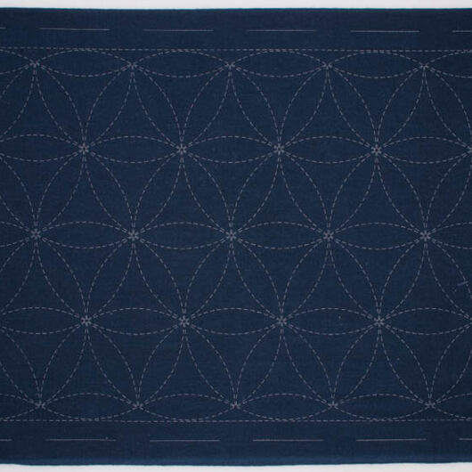 Sahiko prostírání 31 x 45 cm "hana guruma", indigo