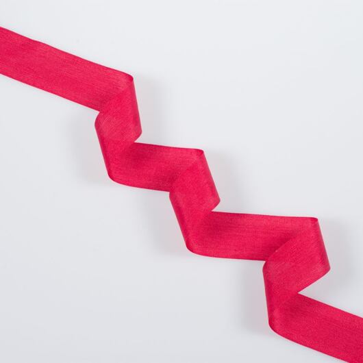 Wstążka jedwabna 2 cm, czerwona