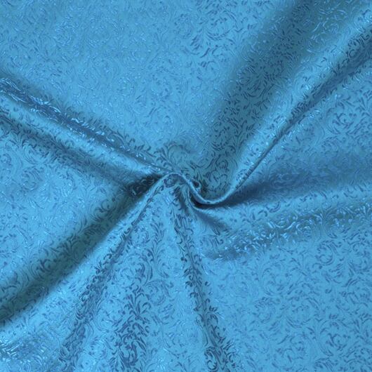 Brokát ornamenty, modrý