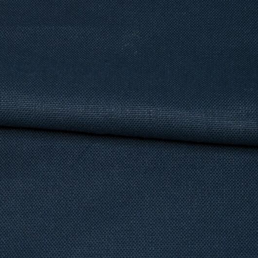 Lněné plátno, silné, tmavě modré