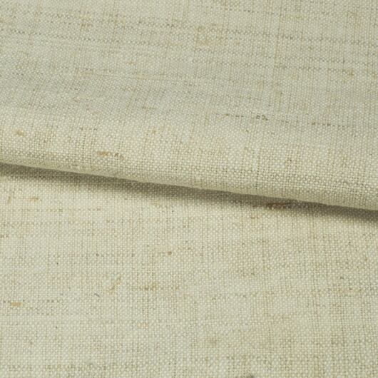Ručně tkaný československý len s bavlnou, přírodní